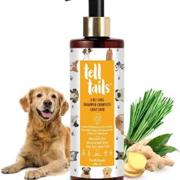 5-IN-1 Flea, Tick & Odor Removal | Antibacterial Anti-parasitic orange Dog Shampoo-19