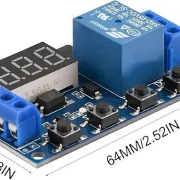 eastra PREMIUM QUALITY Timer Relay DC 6-30V with Digital LED Display/Micro USB 5V Sound Recorder and Sound Circuit Electronic Hobby Kit image 2