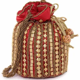 Women Red Potli-image-79