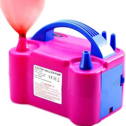 Air Balloon Pump Electric, Portable Inflator Dual Nozzle Machine J2 Balloon Pump-34