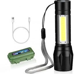 Pocket Size Mini Aluminum LED Flashlight Torch 6 hrs Torch Emergency Light-image-98