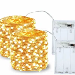 30 LEDs 3 m White Steady Bulb Rice Lights-11