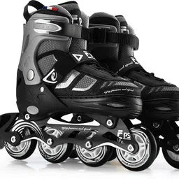 hhs sports Inline Skates Adjustable size All In-line Skates (Black) In-line Skates - Size 7-9 UK-picture-12