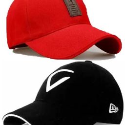 Solid, Self Design, Embroidered Sports/Regular Cap-image-74