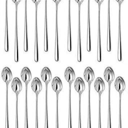 Latest Long Milkshake Stainless Steel Coffee Spoon Set-0