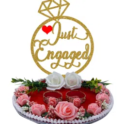 engagement ring tray Wood Decorative Platter-31