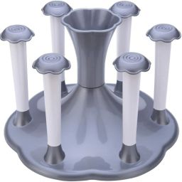 Glass and Spoon Organiser for Glasses and Cutlery Glass Stand Holder Plastic Glass Holder-image-69