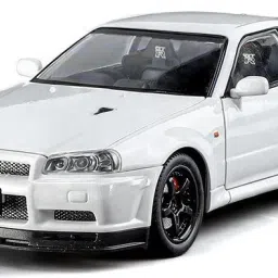 1:24 Scale Nissan GTR-R34 Diecast Models Alloy Diecast Toy Car Model pull back-image-11