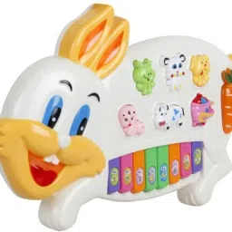 Rabbit shaped Keyboard Piano Learning Toy for Kids,Birthday Gift-image-17