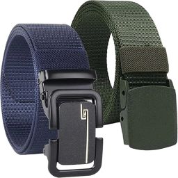 Men & Women Casual Blue, Green Nylon Belt-image-26