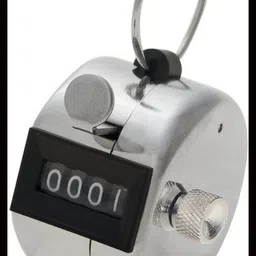 hari sharnam Mini Hand Tally Counter Finger Ring Digital|Silver_HS24 Analog Tally Counter-picture-23