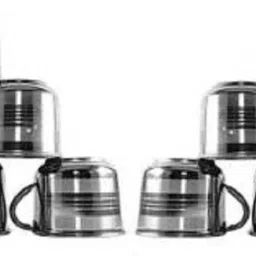 Pack of 12 Steel Single Wall Stainless Steel Tea and Coffee Cup Set-image-68