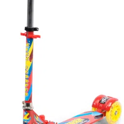 Shark 3 Wheel Kick Scooter, LED Wheels With Music and Lights Adjustable Height Kids Scooter-3