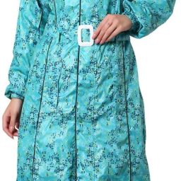 Polka Print Women Raincoat-image-29