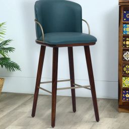 woodsworth from pepperfry Adelio Sheesham Wood Bar Stool in Scratch Resistant Dark Walnut Finish-picture-37