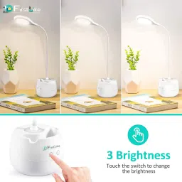 firstlike Study Desk Light with 360 Degree Flexible, Modern Touch Control, Advanced Pen and Mobile Holder Design with Night Lamp Table Lamp(All in one Table Lamp) Study Lamp image 3
