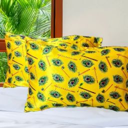 Plain Plain Filled Looped Standard Size Pillow Protector-image-84