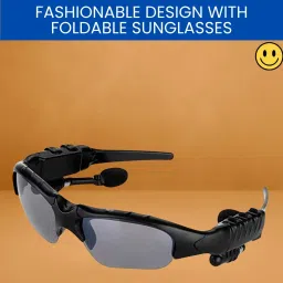 YAROH Bluetooth Sunglasses With Wireless Earphones Attached & Stereo Sound FeatureU472-image-69