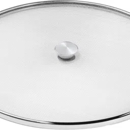 Multipurpose Stainless Steel Vessel Net Cover/Strainer, 10 Inch (Silver) 26 inch Lid-picture-19