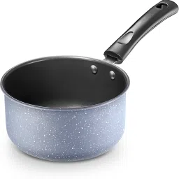 Stylo Grey Iron Nonstick Saucepan| Saucepot | Milk Boiler & Pan | Tea Pan | Sauce Pan 17 cm diameter 1.5 L capacity-image-9