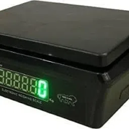 Glancing Balancia 30kg Double Display High Quality Weight Machine For Kitchen/Shop With Power Adapter & 4V Re-Chargeable Battery Weighing Scale (Black) (Platform Size- 170 x 210mm, Dual Display, On Off Memory Function,grocery,kata,taraju,shop,computer electronic vajan kata , tarazu , jewellery , sabzi ,4V Re-Chargeable Battery) # Made in India Weighing Scale image 5