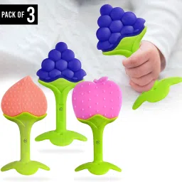Fruits Shape Teethers for Baby, Baby Chew Toys & Mittens Teether-1