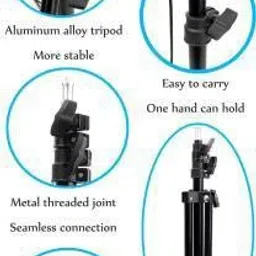 Wrapo 10 Inch Ring Light With Tripod Stand In 3 Modes Adjustable Light Dimmable Light Ring Flash image 3