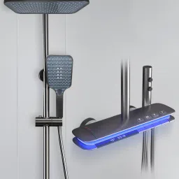 Plantex Digital Piano Shower Set with LED/Bathroom Shower Set/Hot & Cold Mixer(NCZSP-08) Shower System-27