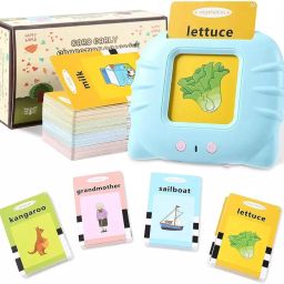 Flash Cards, Talking Toys, Talking Flash Cards Educational Toys for 2 3 4 Years-13