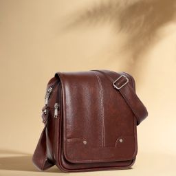 Brown Men Sling Bag - Mini SPT-MEN-SLING-BAG-042-BROWN-image-21