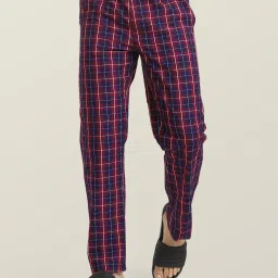 Checkmate Intellieaze Combed Cotton Checks Men Pyjama-image-19