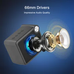 PTron Funk Rap with 10W Pristine Sound, 8Hrs Playtime, Compact Size & TWS Feature 10 W Bluetooth Speaker image 4