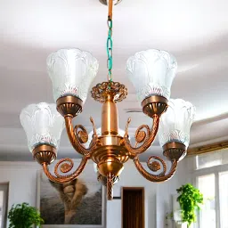 5 Light Portuguese Style COPPER Antique Finished Chandelier Height Adjustable Chandelier Ceiling Lamp-image-30