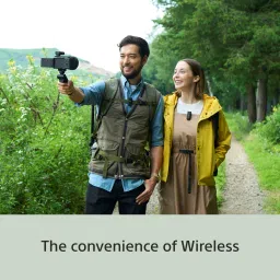 SONY ECM-W3S Wireless Single Ch. Noise Cancellation Mic,Vlog,Youtubers,Content Create Camera Microphone image 4