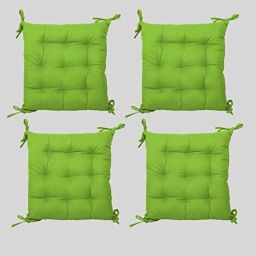 Microfibre Solid Chair Pad Pack of 4-image-23