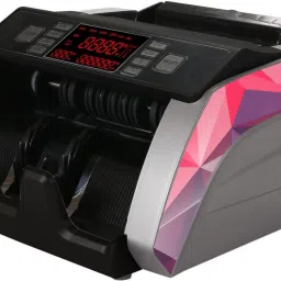 Drop2Kart Bill Counter - Counts All Indian Notes, UV/MG Counterfeit Detection, User-Friendly, Heavy-Duty Motor, LED External Display Note Counting Machine-85