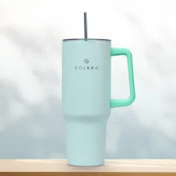 Elixir Insulated with Lid and Straw, Hot & Cold, Office, Travel, Gym, Icy Mint Stainless Steel Tumbler-25