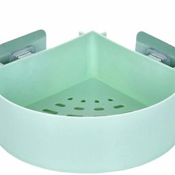 Self Adhesive Multi-Purpose Wall Hanging BATHROOM floating Shelf Plastic Wall Shelf-image-78