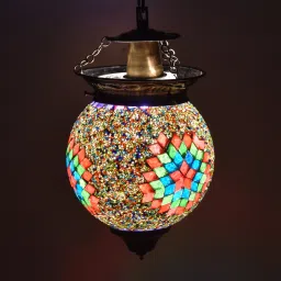 mosaic decorated glass hanging light Pendants Ceiling Lamp Pendants Ceiling Lamp-image-5