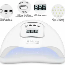 SUN X5 MAX UV LED Lamp For Nails Dryer 54W Ice Lamp For Manicure Gel Nail Lamp Drying Lamp For Gel Varnish Nail Polish Dryer-image-11