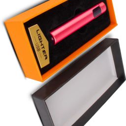 MOOZMOB USB Rechargeable Flameless Electric Lighter with On/Off Touch Sensor Electric Plasma Lighter Non Gas Refillable USB Cigarette Lighter for Men Cigarette Lighter-image-43