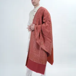 manra Wool Paisley Men Shawl-picture-6