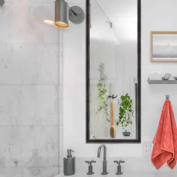elegant arts and frames Grey Synthetic Wood Classic Wall Mirror-picture-34