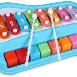 2 in 1 Baby Piano Xylophone Toy 8 Multicolored Key Keyboard-image-25