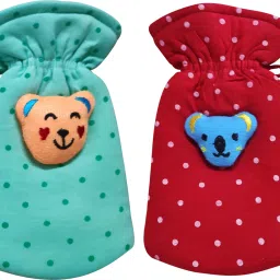 Soft Hosiery Dark Dotted Print Baby Feeding Bottle Cover, Suitable for 60-125ML-19