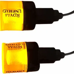 comical Front, Rear LED Indicator Light for Royal Enfield Universal For Bike image 3