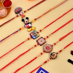 Kids RAKHI 007 Mauli Thread RakhiSet-14