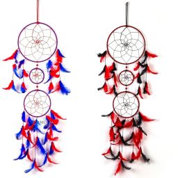 Dream Catcher Wall Hanging Handmade Feather Windchime-image-74