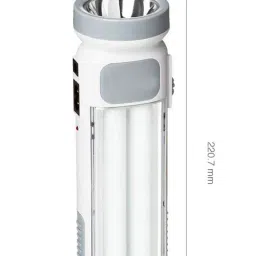 care 4 7102B Tube Led Rechargeable Torch 2 Tubes emergency light with emergency light Torch image 2