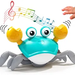 Crawling Crab Infant Tummy Time Toys, Kids Electronic Musical Light up Toy-image-40